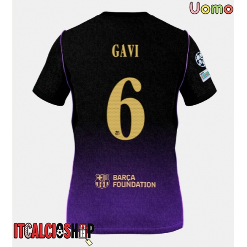 Barcelona Paez Gavi #6 Seconda Maglia 2026-27 Manica Corta